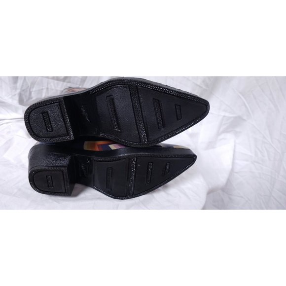 Blazin Roxx Multicolor Chevron Rain Boots - Picture 11 of 16